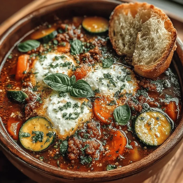 As the chill of autumn settles in and the leaves begin to turn, there's nothing quite like a warm bowl of soup to wrap you in comfort. This Cozy Slow Cooked Italian Sausage Lasagna Soup is a dish that not only fills the belly but also warms the heart. I recall the first time I made this recipe; it was a rainy Sunday afternoon, and I was in desperate need of a little culinary therapy. The aroma of sautéing garlic and onions wafted through the house, instantly lifting my spirits. Each spoonful reminded me of cherished family gatherings, laughter, and the love that goes into making a meal.
