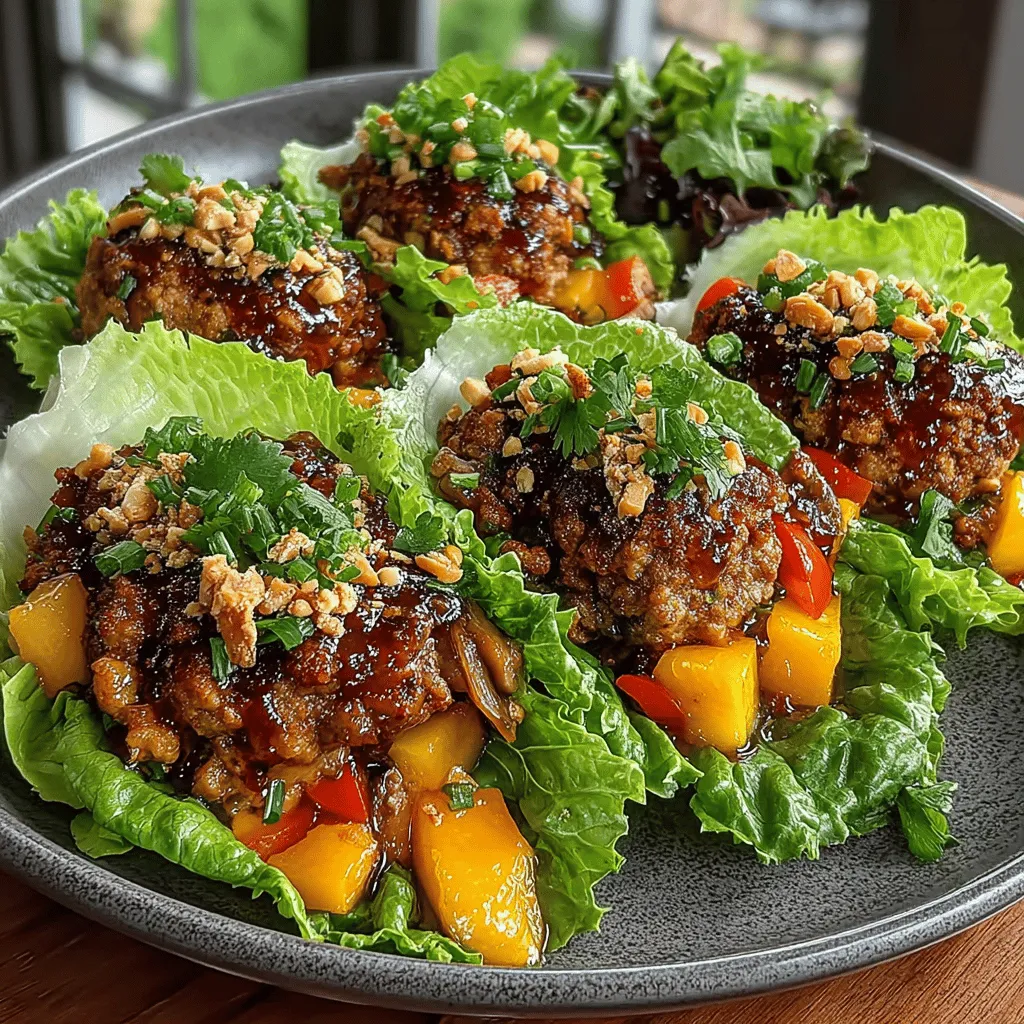 Turkey Lettuce Wraps with Peach Glaze is a culinary creation that brings together the wholesome goodness of lean turkey and the sweet, tangy flavor of fresh peaches. This dish stands out for its ability to marry a variety of textures and tastes, offering a delightful experience that is both satisfying and healthy. In a world increasingly focused on nutritious eating, lettuce wraps present a fantastic option for those looking to enjoy flavorful meals without the added carbs of traditional wraps.