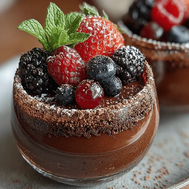 In the realm of desserts, indulgence often comes with a hefty price tag in terms of calories and sugar content. However, the Indulgently Healthy Chocolate Avocado Mousse offers a delicious alternative that satisfies your sweet tooth while being kind to your health. This creamy, rich dessert is not only easy to make but also packed with nutrients thanks to the star ingredient—avocados. Unlike traditional mousse recipes that rely heavily on heavy cream and sugar, this innovative take combines wholesome ingredients to create a decadent treat that feels indulgent but is, in fact, guilt-free.