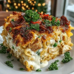 To create this comforting casserole, you’ll need a handful of ingredients that are likely already in your pantry or easily accessible at the grocery store: