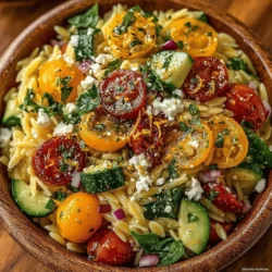 When it comes to bright, invigorating flavors, few dishes can rival the Zesty Lemon Basil Orzo Delight. This recipe seamlessly combines the tangy zest of fresh lemons with the aromatic essence of basil, creating a dish that's not only delicious but also refreshing and uplifting. The vibrant colors and bold flavors make it a feast for the senses, making it perfect for any occasion—whether served as a side dish at a summer barbecue or as a light main course on a busy weeknight.