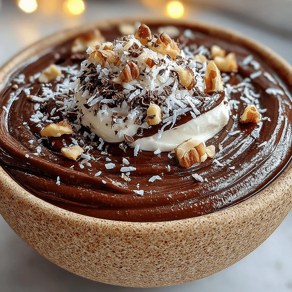 In recent years, the ketogenic diet has surged in popularity, captivating those seeking a low-carb lifestyle that doesn't compromise on flavor. One of the challenges that many individuals face while adhering to a keto diet is finding dessert options that are both satisfying and compliant with their dietary goals. Enter the Creamy Keto Chocolate Avocado Pudding—a dessert that not only delights the taste buds but also aligns perfectly with keto principles. This rich, velvety pudding offers an indulgent experience without the guilt, making it an ideal treat for anyone looking to satisfy their sweet tooth while sticking to their health objectives.