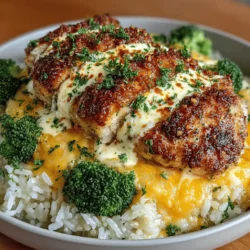 There's something incredibly comforting about a one-dish meal that fills the kitchen with inviting aromas and the promise of a satisfying dinner. Cheesy Ranch Baked Chicken and Rice is a recipe that perfectly embodies this warmth and familiarity. I remember the first time I made it for my family; I was juggling work, school projects, and the usual household chaos. I needed a recipe that was not only quick and easy but also a guaranteed crowd-pleaser. As I pulled this dish from the oven, the melted cheese and ranch seasoning wafted through the air, eliciting smiles all around the dinner table. Since then, this dish has become a staple in our home, cherished for its creamy texture, delightful flavors, and the ability to bring everyone together for a cozy meal.