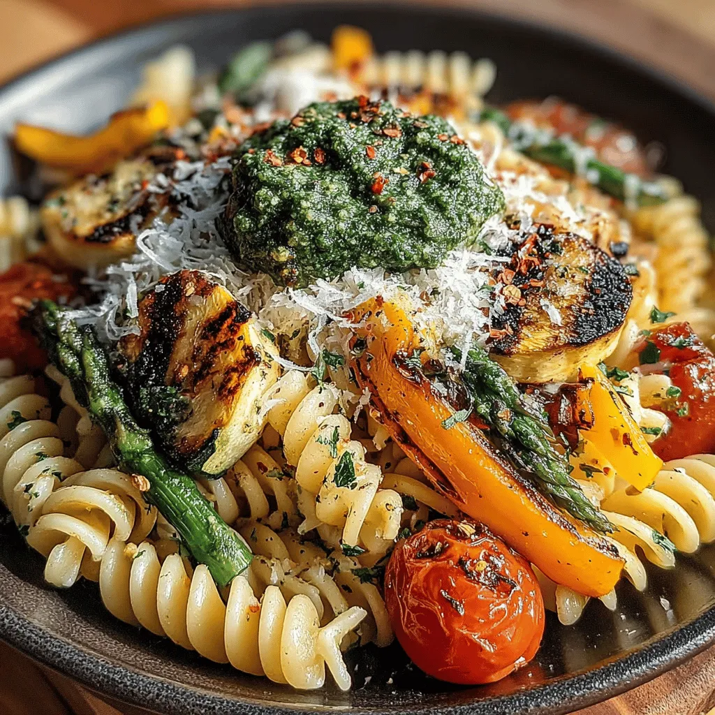 Grilled Veggie Pesto Pasta Salad is a vibrant and refreshing dish that perfectly marries the rich flavors of grilled vegetables with the aromatic essence of fresh pesto. This delightful salad is not only a feast for the eyes with its colorful array of ingredients but also a wholesome option for those seeking a nutritious meal. The appeal of this dish lies in its ability to bring together the smoky flavors from the grill and the bright, fresh notes from seasonal produce, making it an excellent choice for summer picnics, barbecues, or a light weeknight dinner.