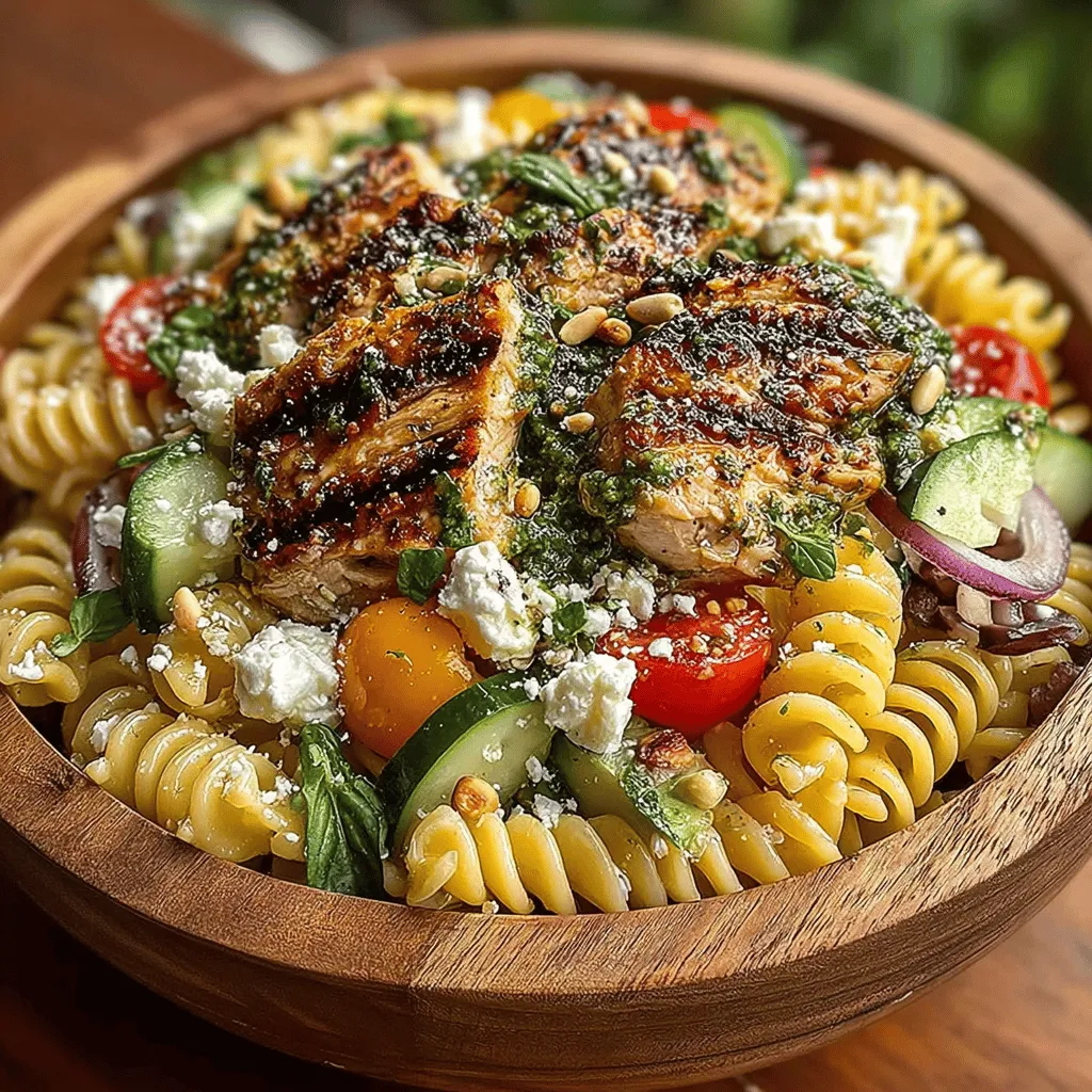 As the warm weather rolls in, the desire for light and refreshing meals becomes more pronounced. Enter the Chill Out Chicken Pesto Pasta Bowls, a vibrant dish that perfectly captures the essence of summer dining. This recipe is not just a simple pasta salad; it’s a delightful combination of flavors and textures that provide a satisfying meal, making it ideal for everything from family dinners to potluck parties. The bright colors and fresh ingredients create an inviting presentation that’s sure to impress your guests.