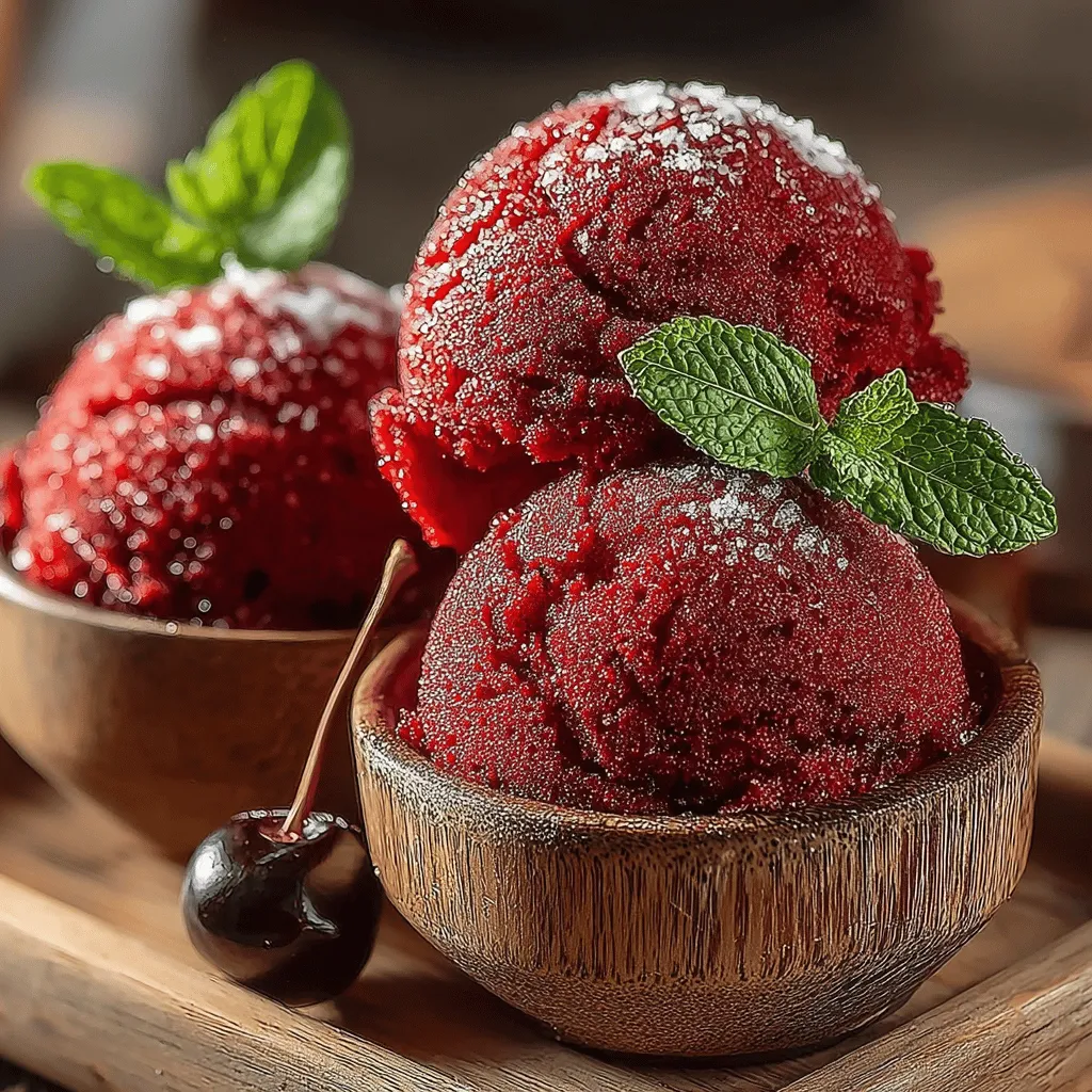 As the temperature rises and the days grow longer, the craving for cool, refreshing desserts becomes all too common. Enter the world of no-bake desserts, a category that boasts simplicity and ease, making it a favorite among home cooks and dessert lovers alike. The Cherry Bliss No-Bake Sorbet exemplifies this trend, offering a delightful way to enjoy the vibrant flavors of cherries without the fuss of an oven or complicated techniques. This sorbet is not only a perfect treat for hot days but also an ideal option for family gatherings, casual get-togethers, or simply as a guilt-free indulgence after dinner.