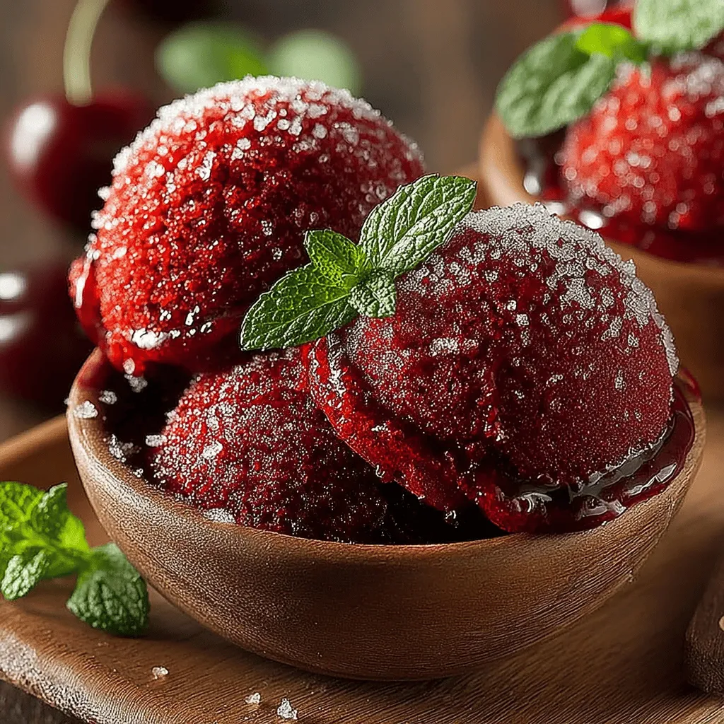As the temperature rises and the days grow longer, the craving for cool, refreshing desserts becomes all too common. Enter the world of no-bake desserts, a category that boasts simplicity and ease, making it a favorite among home cooks and dessert lovers alike. The Cherry Bliss No-Bake Sorbet exemplifies this trend, offering a delightful way to enjoy the vibrant flavors of cherries without the fuss of an oven or complicated techniques. This sorbet is not only a perfect treat for hot days but also an ideal option for family gatherings, casual get-togethers, or simply as a guilt-free indulgence after dinner.