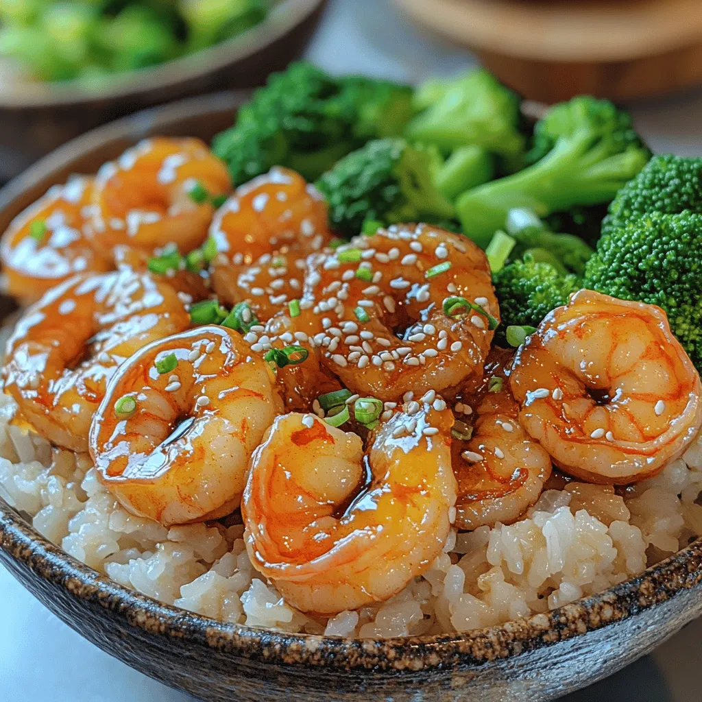 Exploring the world of flavors can be an exhilarating journey, especially when it comes to seafood. One of the most delightful dishes to indulge in is Sticky Orange Glazed Shrimp Rice Bowls. This recipe combines succulent shrimp with a tangy and sweet orange glaze, served over a bed of fluffy jasmine rice and paired with vibrant steamed broccoli. The combination of textures and flavors makes this dish an instant favorite for seafood lovers and those looking to elevate their dining experience at home.
