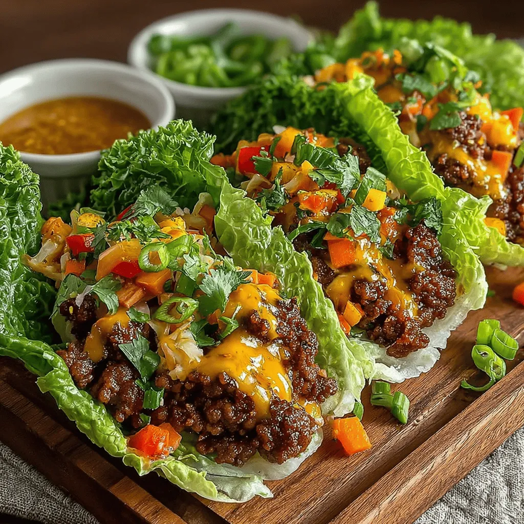 In today’s culinary exploration, we delve into a delightful dish that marries savory flavors with a refreshing twist: Zesty Beef Lettuce Wraps with Lemon Glaze. This recipe not only tantalizes the taste buds but also offers a healthy and low-carb alternative to traditional wraps. As more people seek nutritious and flavorful meal options, this dish stands out for its vibrant colors, appealing presentation, and zesty kick, making it an excellent choice for various occasions. Whether you’re preparing a family dinner or hosting friends for a casual get-together, these wraps are sure to impress.