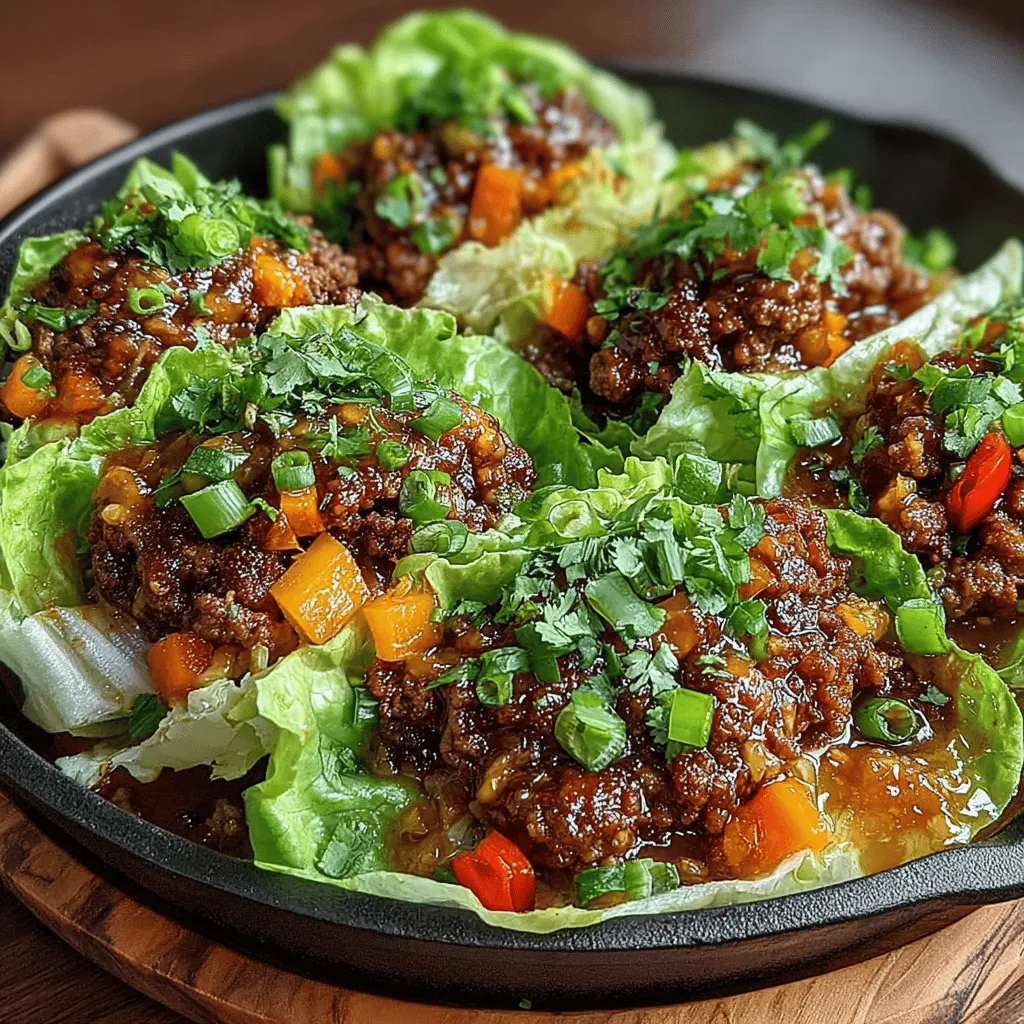 In today’s culinary exploration, we delve into a delightful dish that marries savory flavors with a refreshing twist: Zesty Beef Lettuce Wraps with Lemon Glaze. This recipe not only tantalizes the taste buds but also offers a healthy and low-carb alternative to traditional wraps. As more people seek nutritious and flavorful meal options, this dish stands out for its vibrant colors, appealing presentation, and zesty kick, making it an excellent choice for various occasions. Whether you’re preparing a family dinner or hosting friends for a casual get-together, these wraps are sure to impress.