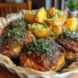 The trend of one-pan meals has been gaining momentum in modern cooking, and for good reason. In today’s fast-paced world, where time is often at a premium, the convenience of preparing a complete meal in a single dish cannot be overstated. Sticky Maple Dijon Chicken & Potato Bake exemplifies this ease, minimizing the cleanup process while maximizing flavor and satisfaction.