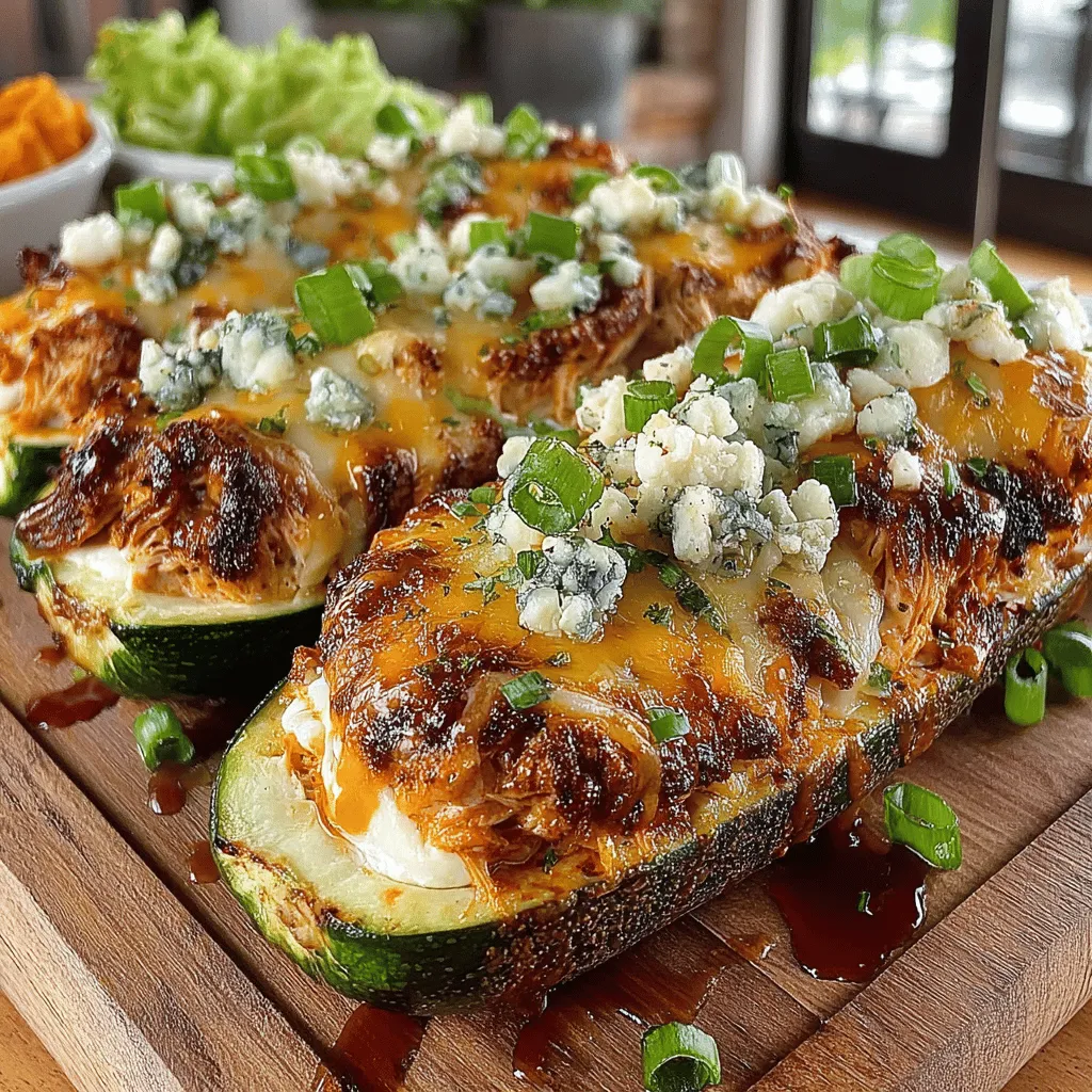 In the world of comfort food, few dishes capture the essence of flavor and satisfaction quite like Buffalo chicken. The tantalizing combination of spicy buffalo sauce and tender chicken is a favorite for many, but it can often be heavy and calorie-laden. Enter Buffalo Chicken Stuffed Zucchini Boats, a creative and nutritious take on this classic dish that not only satisfies your cravings but also fits seamlessly into a health-conscious lifestyle. These zucchini boats serve as the perfect vessel for a rich and spicy filling, making them a delightful option for lunch, dinner, or even appetizers for your next gathering.