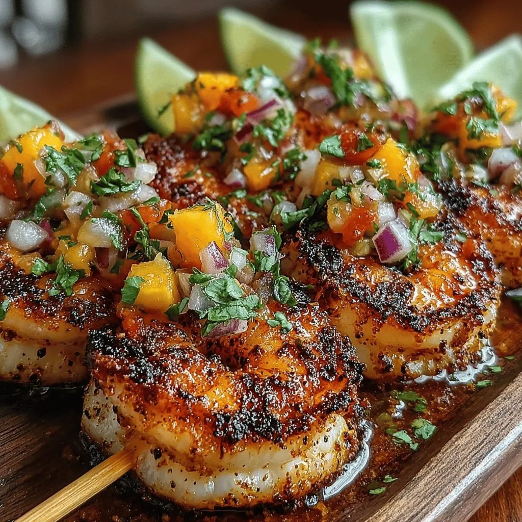 As summer approaches, the allure of outdoor cooking becomes irresistible, and few dishes capture the essence of this vibrant season quite like grilled shrimp skewers with sweet peach salsa. This delightful recipe harmonizes the succulent flavors of perfectly grilled shrimp with the refreshing sweetness of ripe peaches, creating a dish that is not only visually appealing but also bursting with flavor. Whether you’re hosting a backyard barbecue, enjoying a casual dinner on the patio, or simply looking for a quick weeknight meal, this dish is sure to impress your family and friends.
