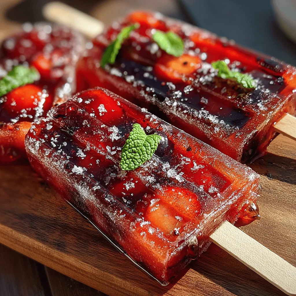 As the days grow warmer and the sun shines brighter, nothing quite captures the essence of summer like a popsicle. This season, elevate your frozen treat game with Grilled Cherry Popsicles, a delightful concoction that marries the natural sweetness of fresh cherries with a smoky twist from the grill. This innovative recipe is not just about cooling down; it’s about savoring the rich flavors of summer in every bite.