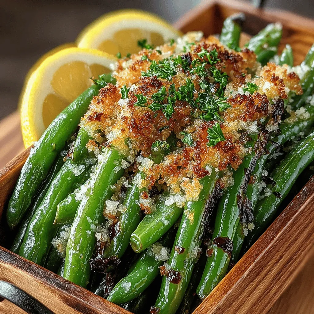 Garlicky Parmesan Green Bean Delight is a vibrant and delicious side dish that brings together the fresh crunch of green beans with the rich flavors of garlic and cheese. This dish is not only appealing to the eye but also tantalizing to the palate, making it a perfect complement to a variety of main courses—from roasted meats to vegetarian entrees. The marriage of garlicky goodness and savory Parmesan creates a taste sensation that is both comforting and sophisticated, ensuring it will be a hit at your dining table.