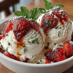 Creating Grilled Strawberry Bliss Ice Cream is a delightful process that combines the natural sweetness of strawberries with a creamy, homemade ice cream base. This recipe is perfect for summer gatherings or a cozy night in. Let’s dive into the detailed steps for making this indulgent treat.