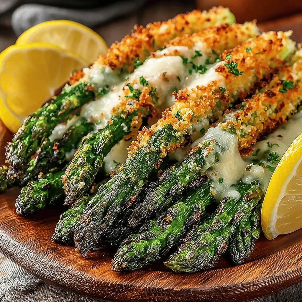 To achieve perfectly crispy Golden Baked Parmesan Asparagus Fries, the baking process is crucial. Start by preheating your oven to 425°F (220°C). This high temperature is essential for crisping up the asparagus while keeping it tender inside.