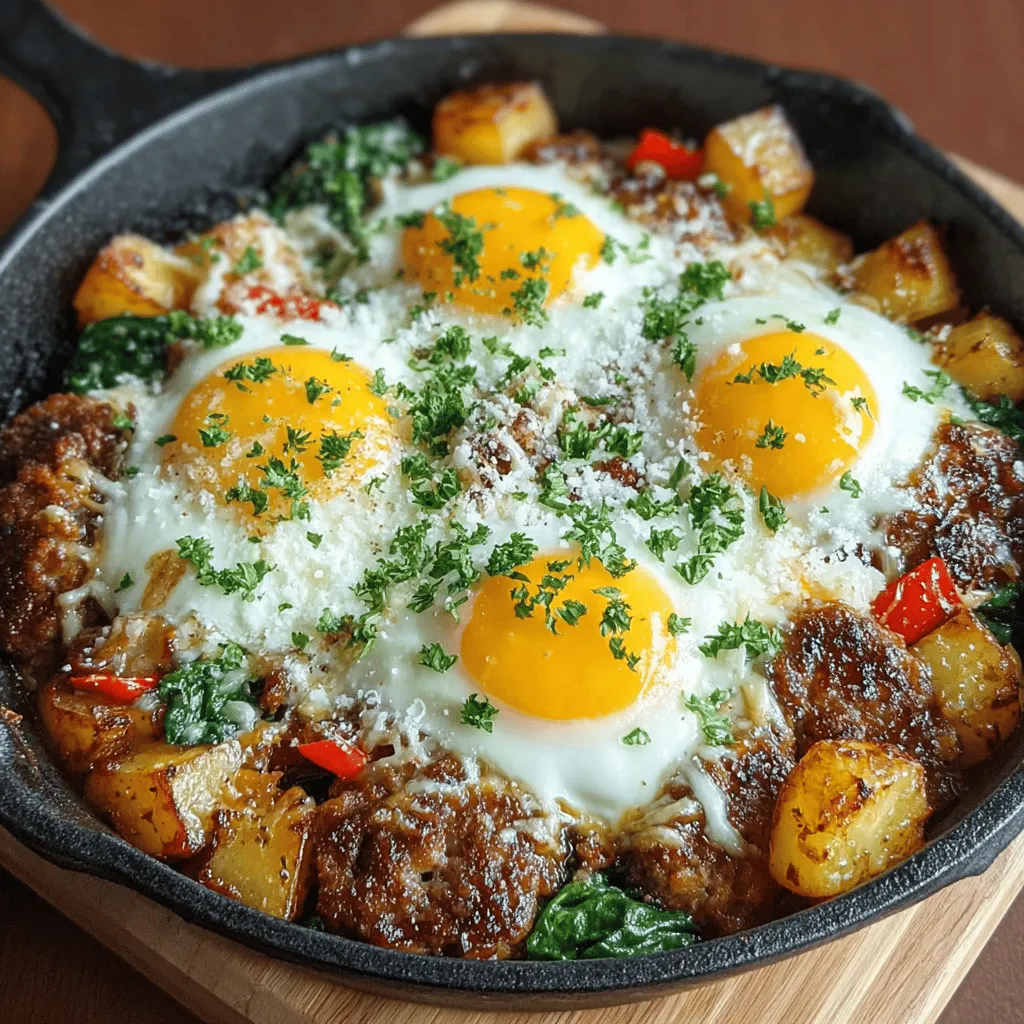 There’s something wonderfully comforting about a hearty breakfast that warms the soul and fuels your day. I remember those chilly mornings as a child when my mother would whip up a steaming skillet of breakfast goodness, filling our home with a blend of savory aromas that beckoned us to the table. Today, I want to share a recipe that captures that same spirit of warmth and satisfaction: the Hearty Sausage Potato Egg Breakfast Skillet. It’s a dish that not only brings back fond memories but also serves as a delicious and nutritious start to any day.