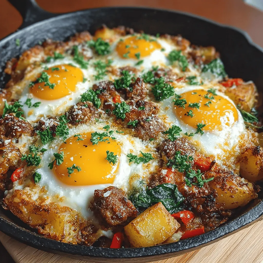 There’s something wonderfully comforting about a hearty breakfast that warms the soul and fuels your day. I remember those chilly mornings as a child when my mother would whip up a steaming skillet of breakfast goodness, filling our home with a blend of savory aromas that beckoned us to the table. Today, I want to share a recipe that captures that same spirit of warmth and satisfaction: the Hearty Sausage Potato Egg Breakfast Skillet. It’s a dish that not only brings back fond memories but also serves as a delicious and nutritious start to any day.