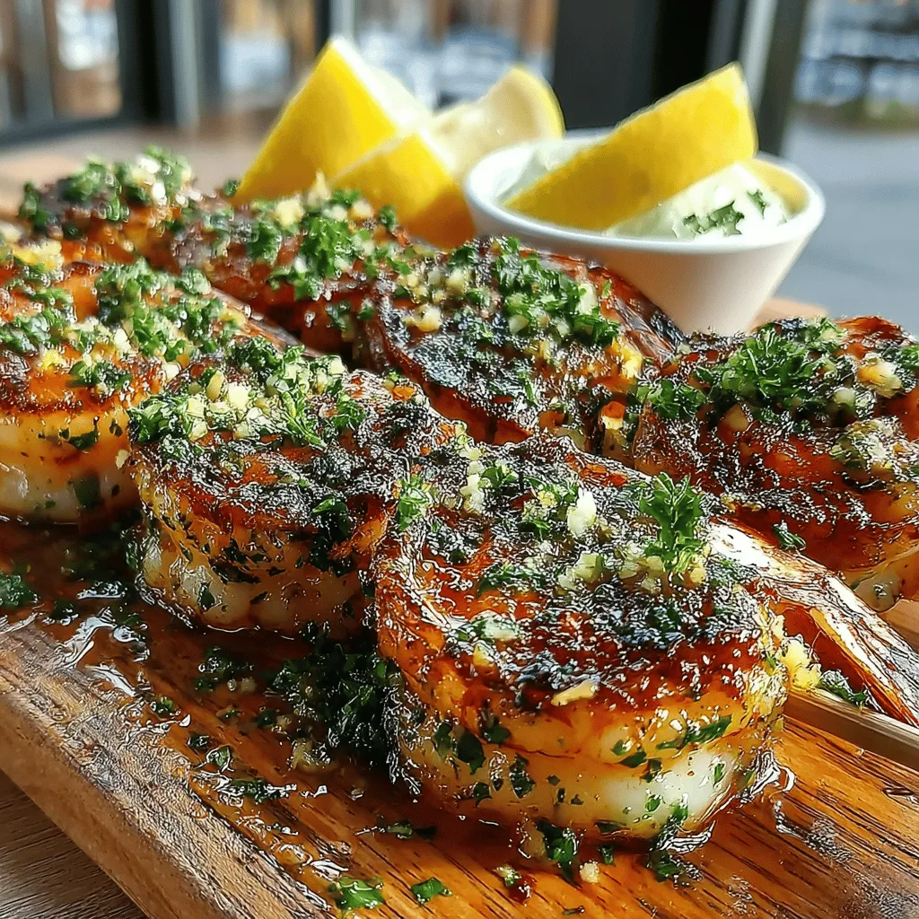 Garlic Butter Lemon Shrimp Skewers are a culinary delight that embodies the essence of summer dining and outdoor gatherings. This dish not only tantalizes the taste buds with its rich, buttery flavor but also brings a burst of freshness thanks to the zesty lemon and aromatic garlic. Whether you’re hosting a backyard barbecue, preparing a quick weeknight dinner, or impressing guests at a dinner party, these shrimp skewers are a perfect choice. They are easy to prepare, quick to cook, and packed with flavor, making them a favorite among seafood lovers and home cooks alike.
