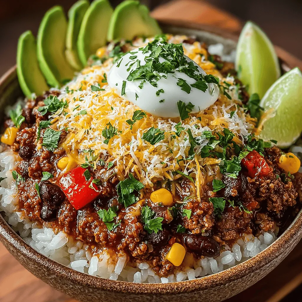 Chili rice bowls have gained immense popularity in the culinary world, celebrated for their robust flavors, satisfying textures, and nutritional balance. The Chili Rice Bowl Bonanza is an exciting take on this beloved dish, merging a variety of ingredients to create a meal that is not only delicious but also adaptable to different dietary preferences. Whether you are a meat lover or a plant-based eater, this recipe caters to all, ensuring everyone can enjoy a hearty serving.
