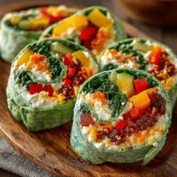 Pinwheels are a delightful and versatile snack that has gained popularity for their vibrant appearance and delectable taste. These bite-sized treats are not only visually appealing but also incredibly easy to prepare, making them a go-to option for various occasions. Whether you're hosting a party, enjoying a picnic, or simply looking for a nutritious snack for family gatherings, colorful veggie and cheese pinwheels fit the bill perfectly.