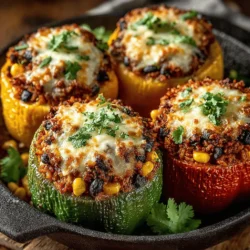 Savory Stuffed Bell Peppers Delight