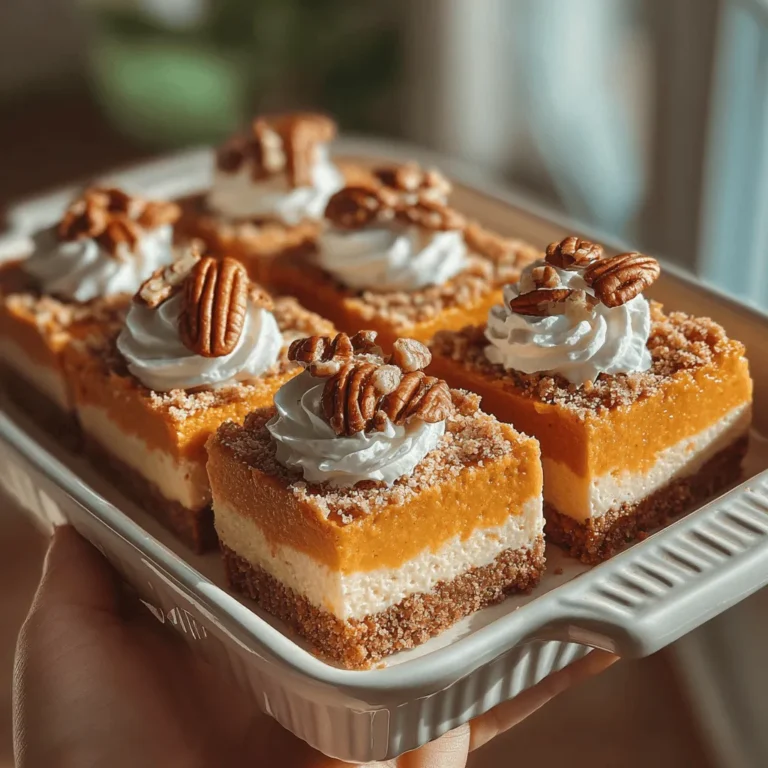 As the leaves begin to change and the air turns crisp, our culinary cravings shift towards the warm and inviting flavors of fall. Among the many ingredients that capture the essence of this season, pumpkin stands out as a quintessential favorite. Renowned for its versatility, pumpkin can be transformed into a myriad of delightful dishes, from soups to pies. In this article, we will introduce you to a unique dessert that embodies the spirit of autumn—the Chilly Pumpkin Dream Yogurt Pie Squares. This refreshing and healthy dessert melds the creamy richness of Greek yogurt with the cozy flavors of pumpkin and aromatic spices, creating a treat that is perfect for fall gatherings or simply enjoying at home.