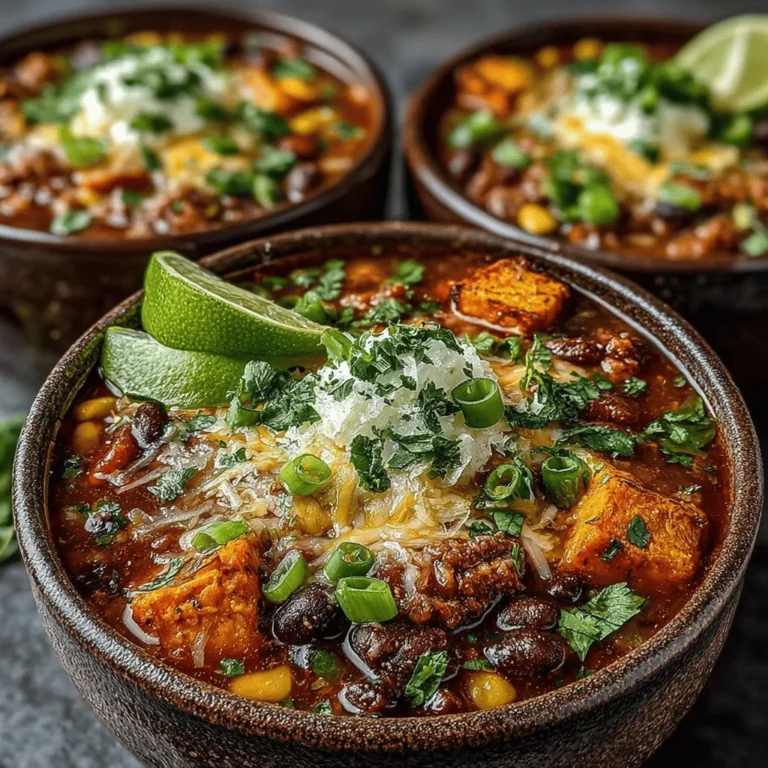 When it comes to comfort food, few dishes can rival the warmth and heartiness of a well-prepared chili. Enter the Mini Sweet Potato Chili Bowls—a delightful twist on traditional chili that combines the creamy sweetness of roasted sweet potatoes with the robust flavors of a savory chili mix. This dish not only satisfies the cravings for something warm and filling but also delivers a healthy dose of nutrients and flavor in every bite.