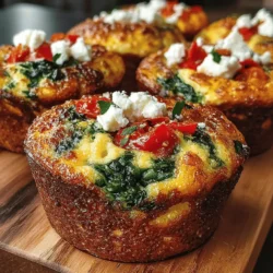 Spinach Feta Delight Muffins: Recipe Completion and Serving Suggestions