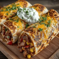 Back to School Ham Chili Wraps