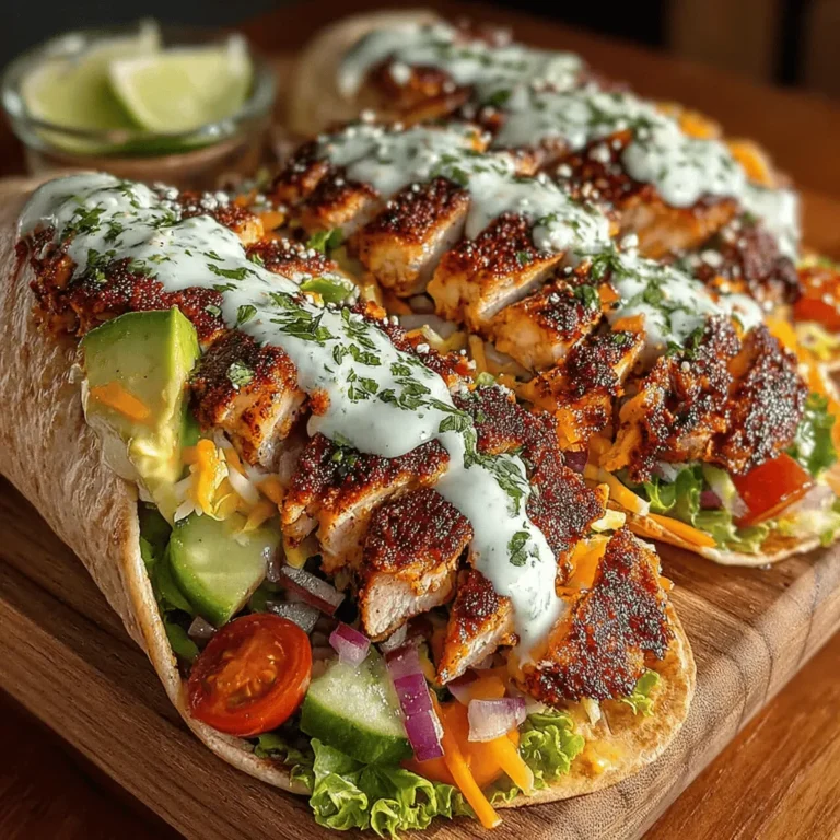 In the culinary world, few dishes can boast the perfect harmony of flavor, nutrition, and convenience like Spicy Grilled Chicken Salad Wraps. As more people seek meals that fit into their fast-paced lifestyles without sacrificing taste or health, this recipe stands out as a remarkable option. With its vibrant blend of spices, fresh vegetables, and protein-rich chicken, these wraps offer a delightful combination that is both satisfying and nourishing.