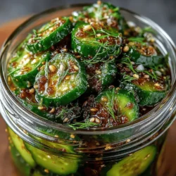 Pickled cucumbers have long been a staple in kitchens around the world, cherished for their refreshing crunch and tangy flavor. These delightful bites serve not only as a snack but also as a vibrant addition to a variety of dishes, from sandwiches to charcuterie boards. The appeal of pickled cucumbers lies in their versatility; they can brighten up a meal or be enjoyed straight from the jar. However, many home cooks shy away from making pickles due to the perceived complexity of the process. Enter the crockpot pickled cucumber chips—a unique twist on traditional pickling that simplifies the preparation while delivering that classic zesty taste.