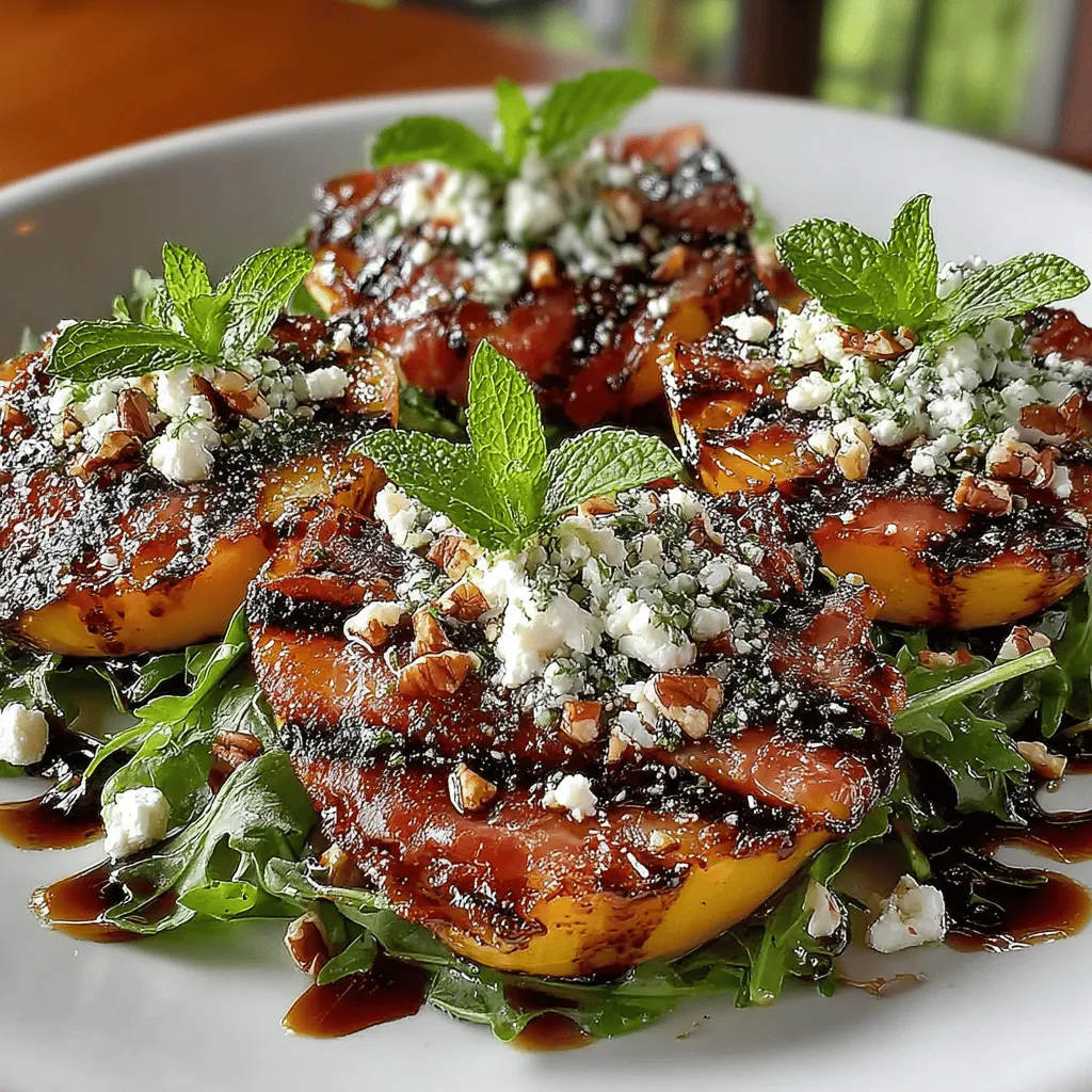 When it comes to summer cuisine, few dishes rival the delightful harmony of flavors found in a Grilled Peach and Prosciutto Salad with Balsamic Glaze. This vibrant salad expertly combines the sweetness of grilled peaches with the savory, rich notes of prosciutto, all while incorporating the peppery bite of arugula. Ideal for summer gatherings or as a refreshing light lunch, this salad is not only a feast for the palate but also a visual delight. In this article, we will explore the recipe in detail, breaking down each ingredient and step involved in creating this culinary masterpiece.