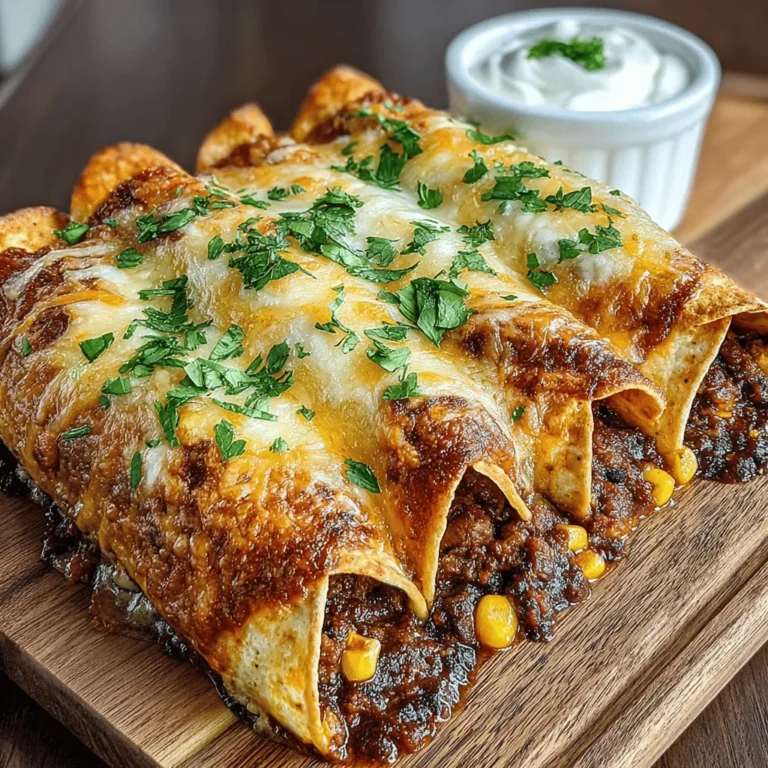 Enchiladas are a beloved staple in Mexican cuisine, known for their versatility and the comfort they bring to the table. Among the myriad of enchilada variations, Spicy Hatch Chili Black Bean Enchiladas stand out for their unique flavor profile and health-centric ingredients. This dish marries the earthy richness of black beans with the vibrant, smoky heat of Hatch chilies, making it a delightful option for both casual weeknight dinners and festive gatherings.