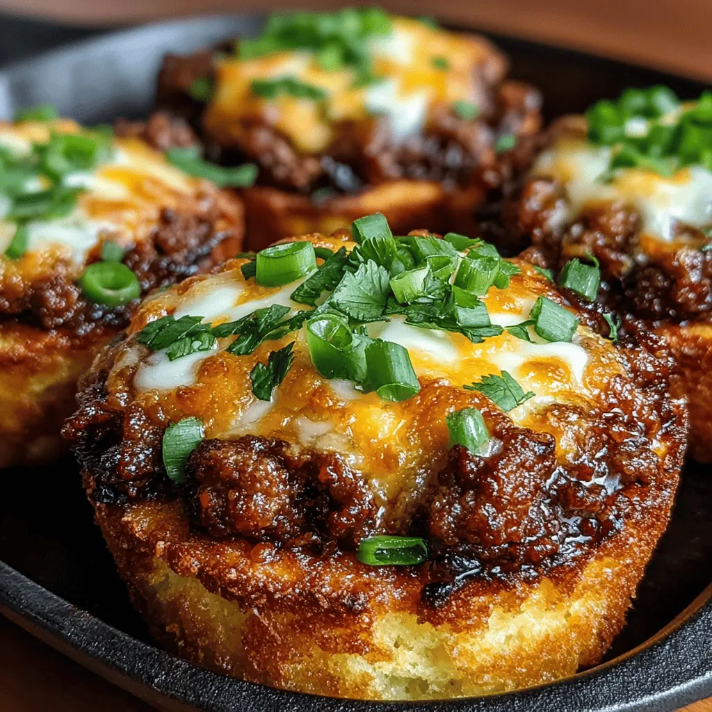 When it comes to comfort food, few dishes capture the heart quite like Cheesy Chili Biscuit Muffin Cups. This delightful recipe marries the warm, flaky goodness of biscuit dough with a savory chili filling, creating a dish that is both satisfying and inviting. Whether you're hosting a gathering, looking for a unique appetizer, or simply want a comforting side for your weeknight dinner, these muffin cups hit the mark. Their simplicity in preparation and the joy they bring to the table make them a must-try for any home cook.