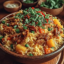Fried rice is a beloved dish across the globe, known for its versatility and ability to transform leftover ingredients into a delicious meal. Among the myriad of fried rice variations, Sweet & Savory Peach Fried Rice stands out as an innovative blend of flavors that combines the sweetness of ripe peaches with the savory depth of traditional Asian cuisine. This dish captures the essence of summer and brings a refreshing twist to your dinner table.