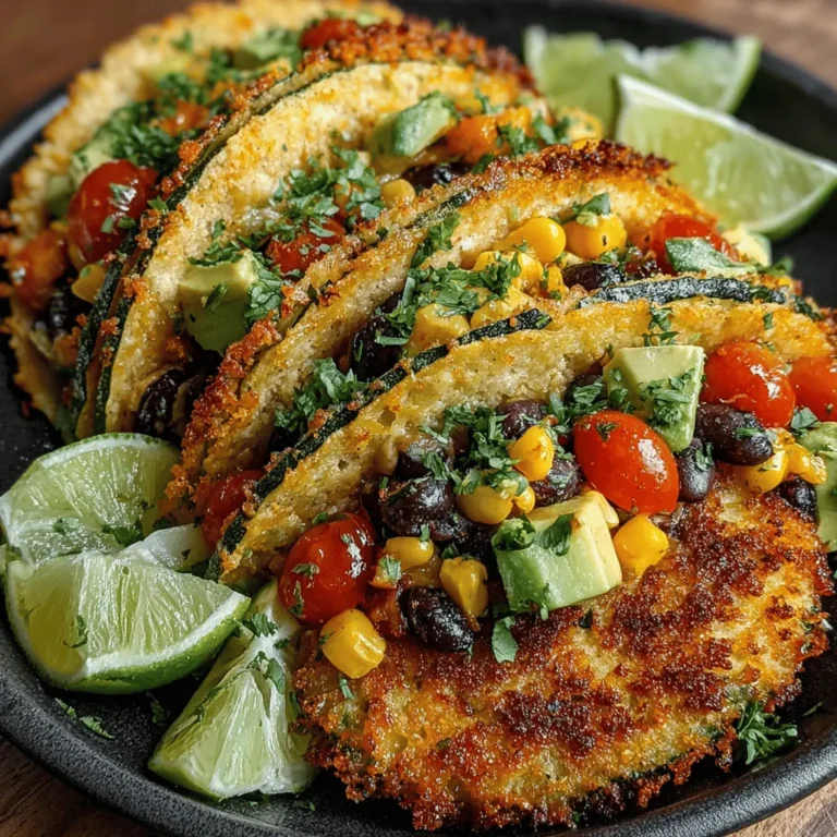 In recent years, the culinary world has seen a remarkable shift towards creative, health-conscious eating. As more people seek to incorporate nutritious ingredients into their diets without sacrificing flavor, innovative recipes are emerging that challenge traditional notions of comfort food. One such recipe that captures this trend is the Crunchy Zucchini Cookie Taco. This unique dish combines the satisfying crunch of a cookie-like taco shell with the nutritional benefits of zucchini, creating a delightful fusion that is both fun to eat and good for you.