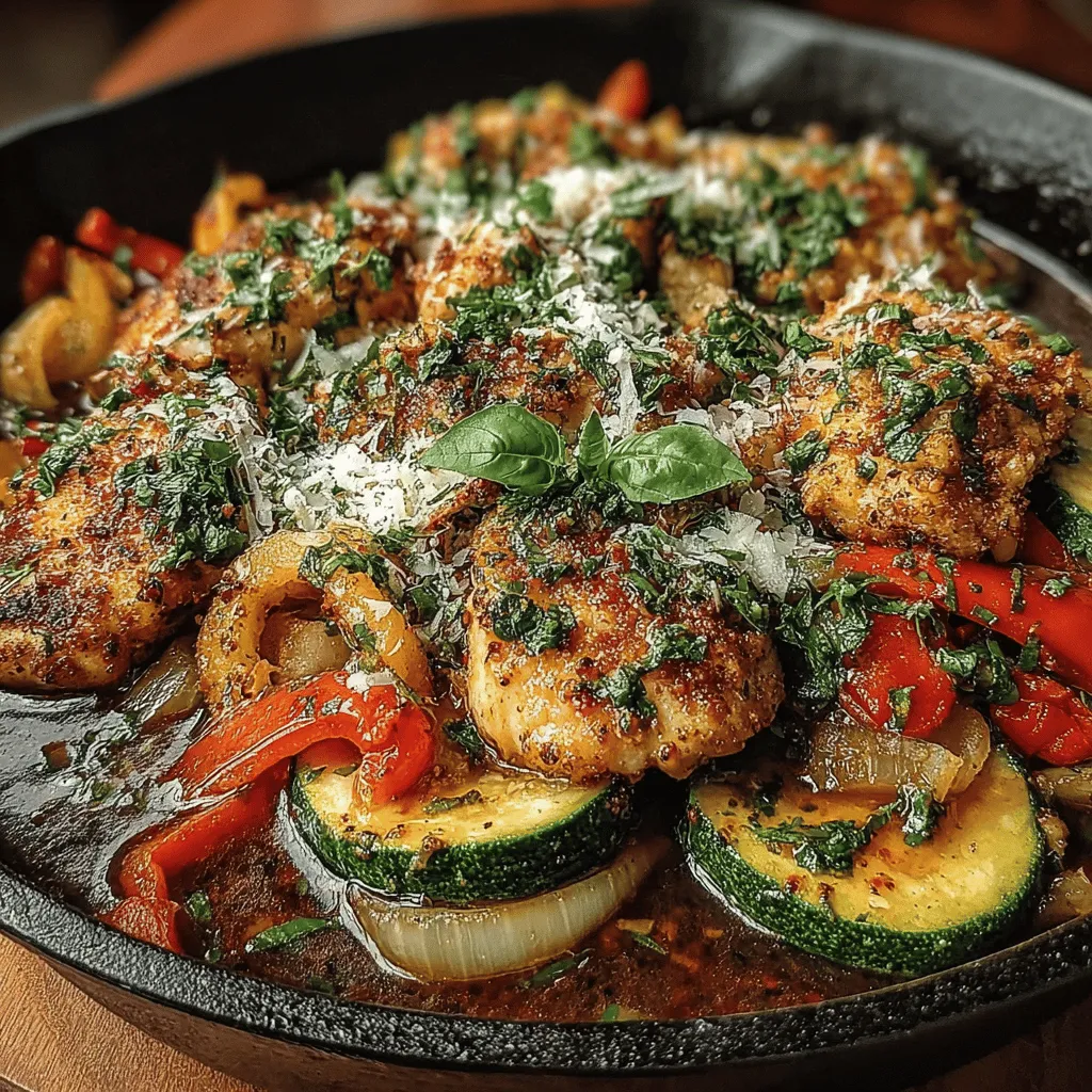 When it comes to preparing a quick and satisfying meal, the Zesty Zucchini Chicken Skillet stands out as a delicious and health-conscious choice. This dish marries the tender juiciness of chicken breast with the fresh, vibrant flavors of zucchini and bell peppers, all sautéed to perfection in a single skillet. Ideal for busy weeknights, this recipe not only offers a delightful medley of tastes but also packs a nutritional punch that supports a healthy lifestyle.