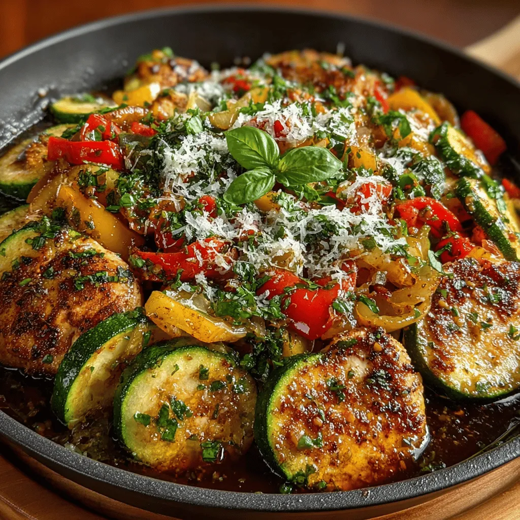 When it comes to preparing a quick and satisfying meal, the Zesty Zucchini Chicken Skillet stands out as a delicious and health-conscious choice. This dish marries the tender juiciness of chicken breast with the fresh, vibrant flavors of zucchini and bell peppers, all sautéed to perfection in a single skillet. Ideal for busy weeknights, this recipe not only offers a delightful medley of tastes but also packs a nutritional punch that supports a healthy lifestyle.