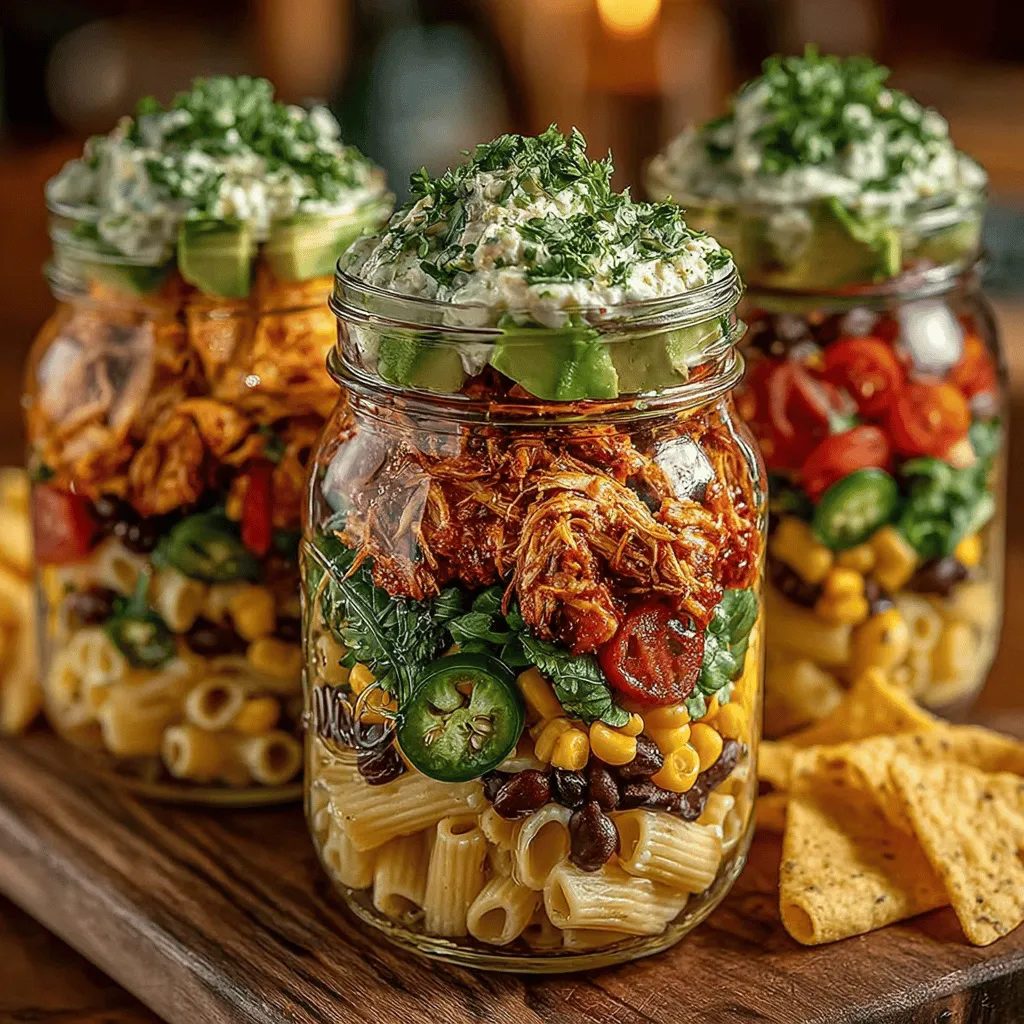 Pasta salads are a culinary staple that offer incredible versatility and convenience, making them a beloved choice for busy weeknights, potlucks, and picnics alike. They can be as simple or as elaborate as you wish, easily adapting to whatever ingredients you have on hand. One standout variation that’s sure to tantalize your taste buds is the Spicy Chili Chicken Pasta Salad Jars. This dish combines the heartiness of pasta with the zestiness of spicy chicken and fresh vegetables, making it not only a delicious meal but also a healthy option that is perfect for meal prep.