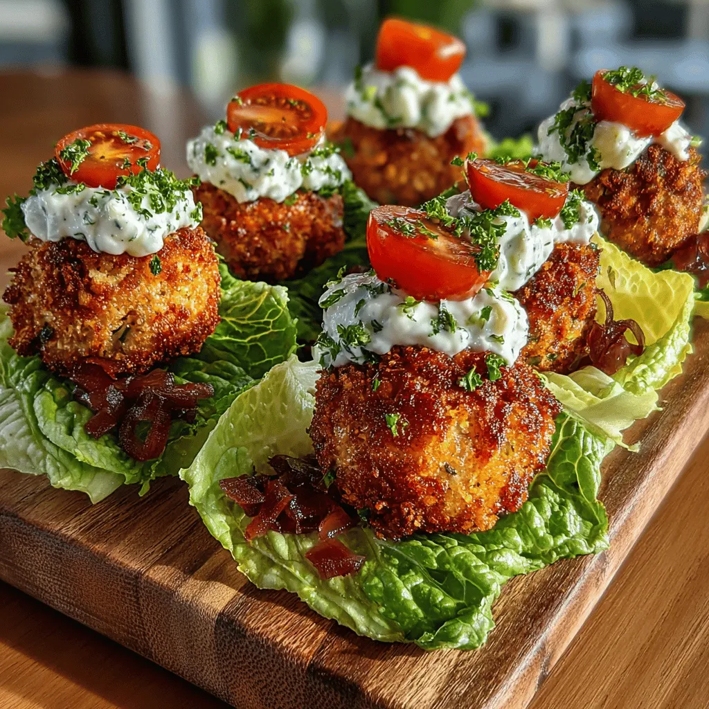To appreciate the Mini Falafel Lettuce Wrap Bites fully, it’s essential to explore the key ingredients that contribute to their nutritional value and flavor profile. Each component plays a crucial role in making these bites both delicious and wholesome.