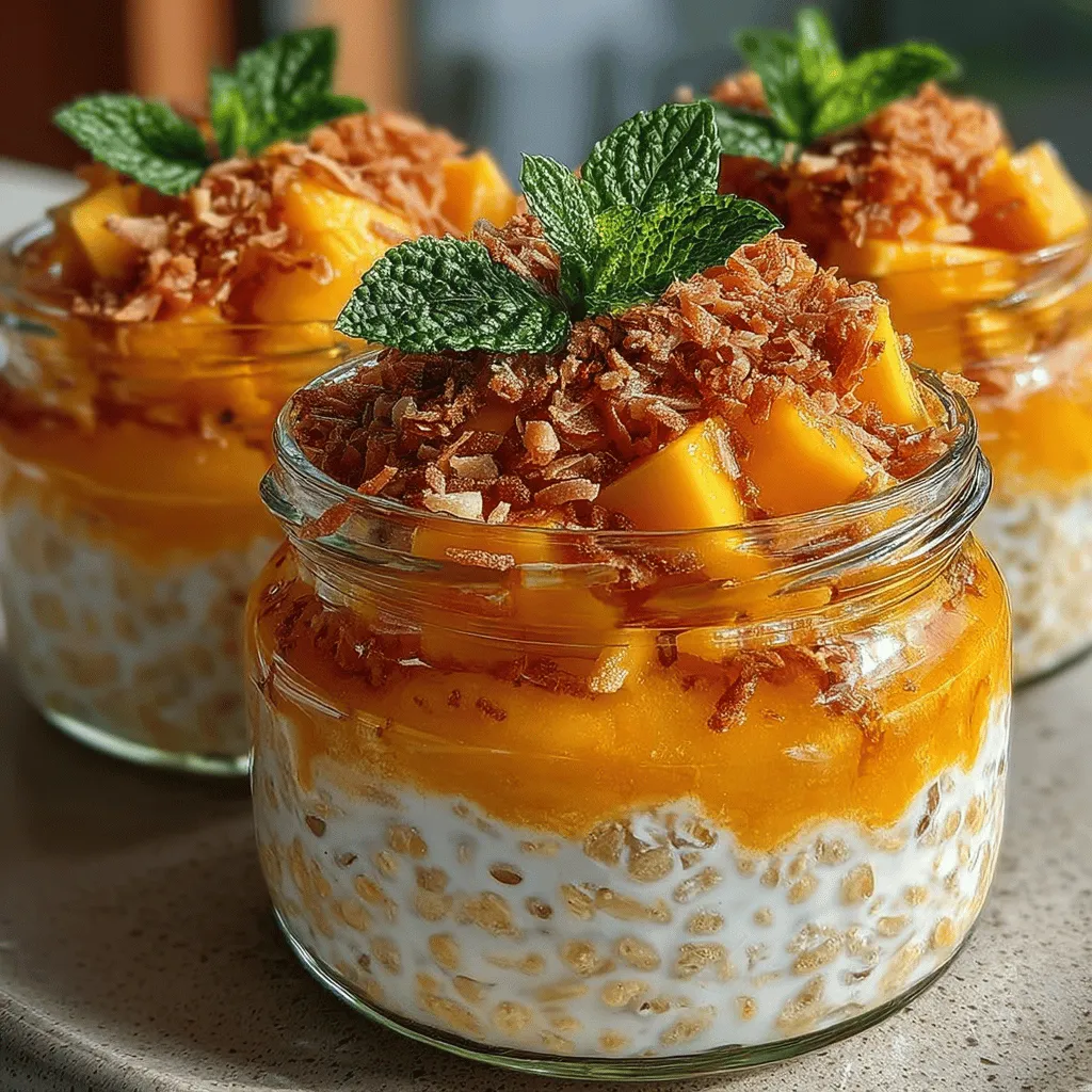 In recent years, overnight oats have surged in popularity as a go-to breakfast option, and for good reason. They offer a perfect blend of convenience, taste, and nutrition, making them an ideal solution for busy mornings. With just a few minutes of prep the night before, you can wake up to a delicious meal that keeps you fueled throughout the day. Among the myriad of variations available, the Tropical Bliss Mango Coconut Overnight Oats stand out as a refreshing and nourishing choice that transports you to a tropical paradise with every bite.