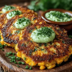 Golden Zucchini Corn Cakes with Creamy Avocado