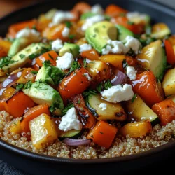 Honey Roasted Veggie Quinoa Bowls