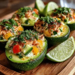 Zesty Tuna Stuffed Avocados: A Delightful and Nutritious Dish