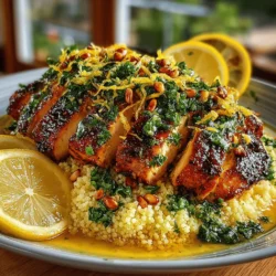 Zesty Lemon Herb Chicken & Fluffy Couscous