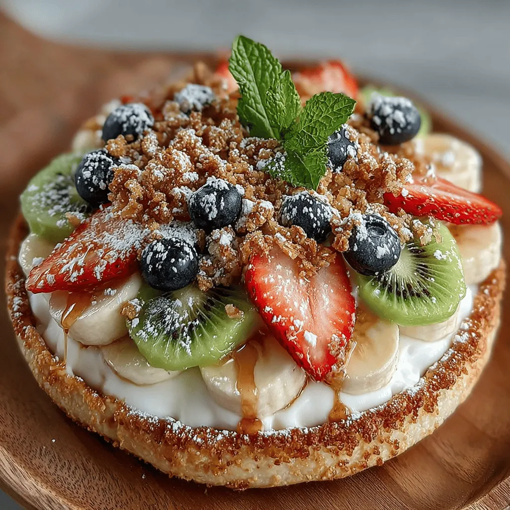 In a world where healthy eating is becoming increasingly important, the Fruit Fiesta Pizza offers a delightful and nutritious twist on a classic favorite. This vibrant dish serves as both a dessert and a snack, making it a versatile option for any occasion. The combination of fresh fruits and creamy yogurt creates a refreshing experience that appeals to both kids and adults alike. With an array of colors and flavors, this pizza not only satisfies your sweet tooth but also provides essential vitamins and minerals, ensuring that it’s a treat you can feel good about.