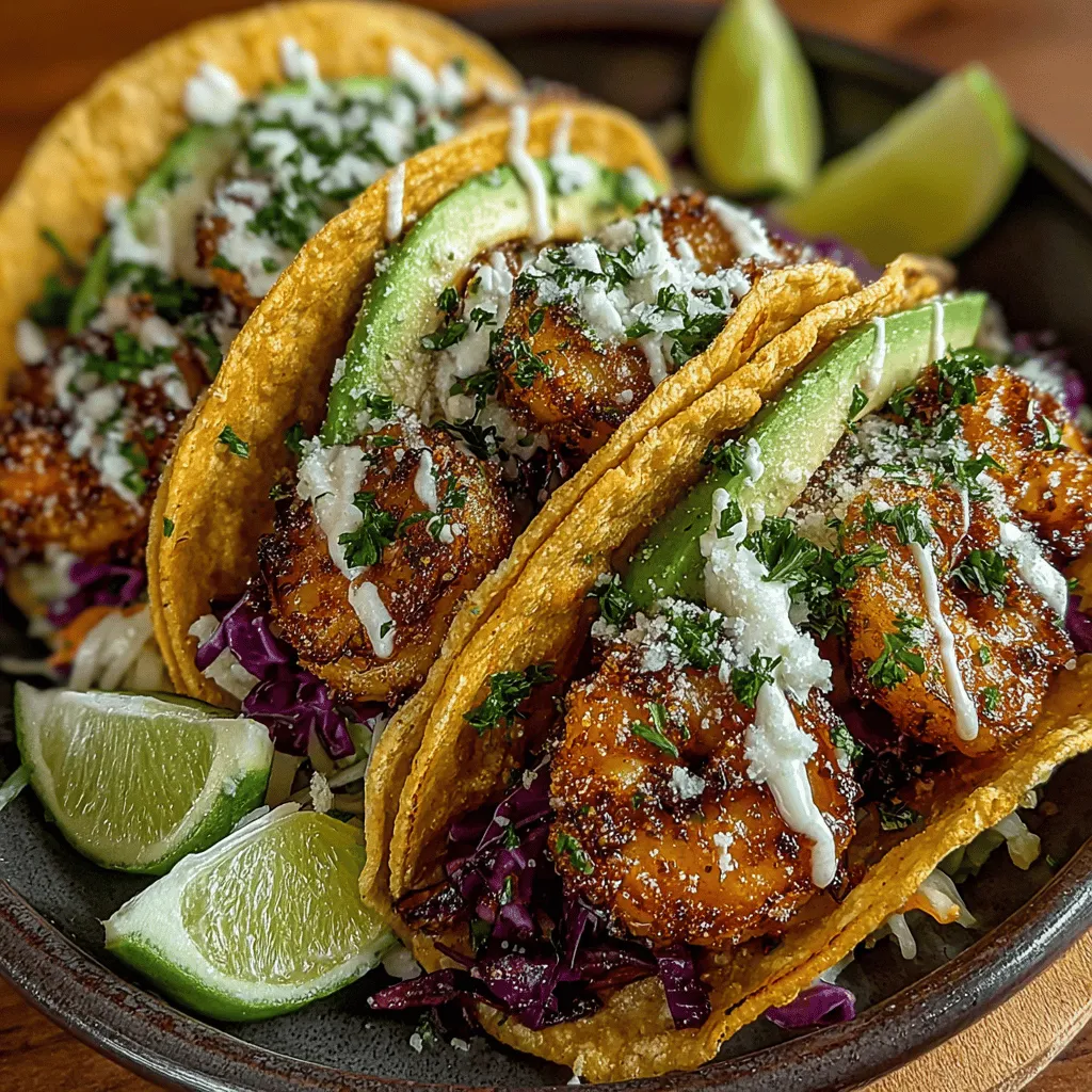 If you're a seafood lover seeking a tantalizing dish that promises both flavor and ease of preparation, look no further than Golden Garlic Butter Shrimp Tacos. This delightful recipe combines succulent shrimp sautéed to perfection in a rich garlic butter sauce, all nestled within warm corn tortillas. Whether you're hosting a gathering or simply indulging in a weeknight dinner, these tacos deliver an irresistible punch of flavor that will satisfy even the most discerning palates.