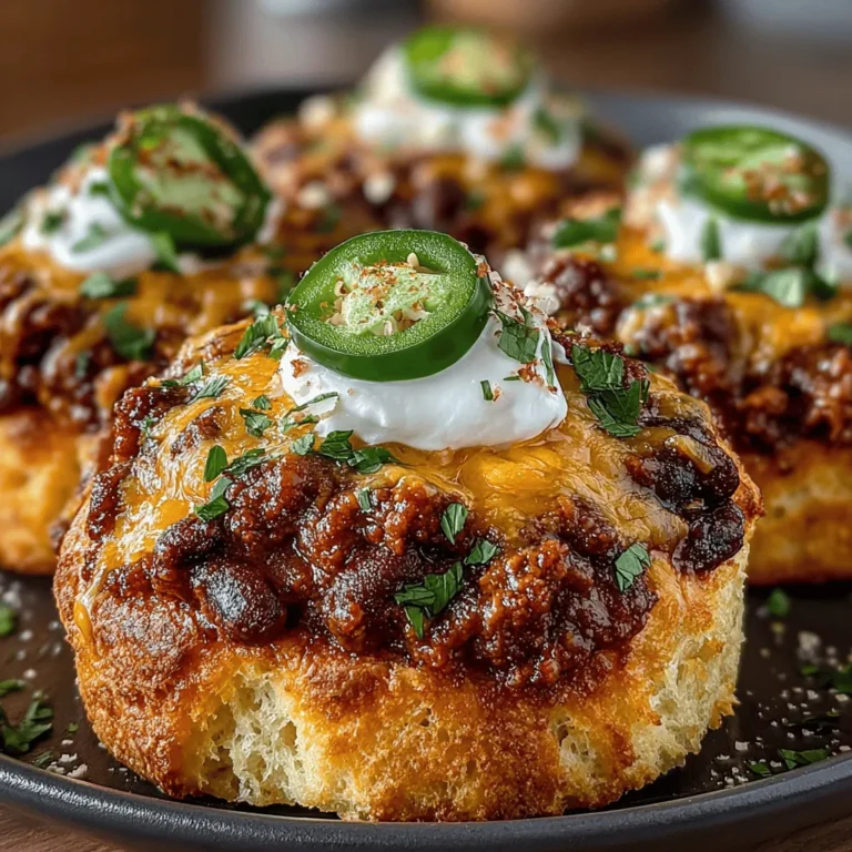 If you’re looking for a delightful snack or appetizer that will impress your guests and satisfy your cravings, look no further than Cheesy Chili Slider Biscuits. These bite-sized treasures combine the flaky, buttery goodness of biscuit dough with a savory chili filling, creating a comforting dish that’s perfect for any occasion. Whether you're hosting a game day gathering, a family barbecue, or simply want something delicious to enjoy at home, these sliders are a fantastic choice.